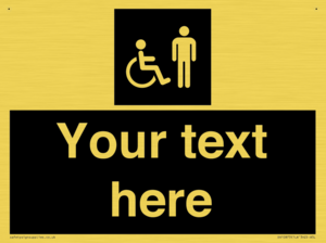 Custom information: black panel disabled and male